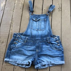 Jean shortalls